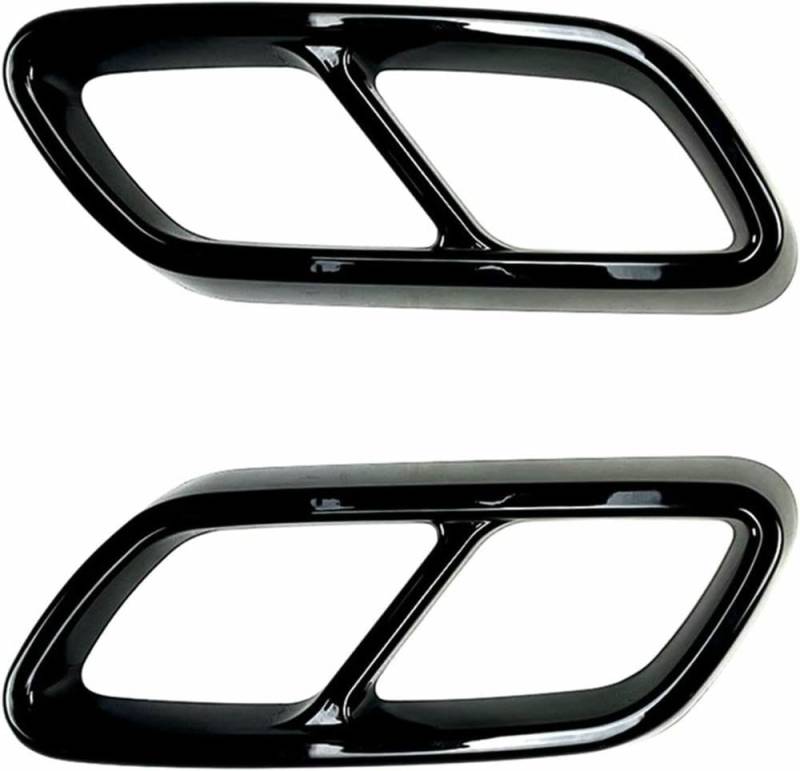 QCxMpC Auto-Endrohr, Auto-Endrohr, Auspuff für Schalldämpfer-Abdeckung, ABS, für Mercedes für Benz C-Klasse W206 C200 C260 C300 2022+ für AMG (1) von QCxMpC