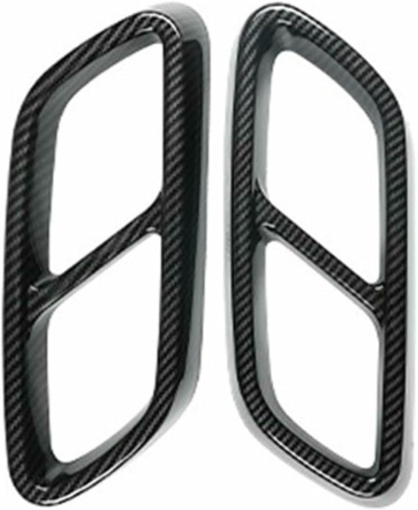 QCxMpC Auto-Endrohr, Autozubehör, Auspuffrohr für Schalldämpferabdeckung, Aufkleber für Mercedes für Benz C-Klasse W206 C200 C220 C260 C300 (4) von QCxMpC