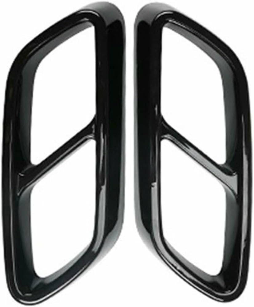 QCxMpC Auto-Endrohr, Autozubehör, Auspuffrohr für Schalldämpferabdeckung, Aufkleber für Mercedes für Benz C-Klasse W206 C200 C220 C260 C300 (4) von QCxMpC