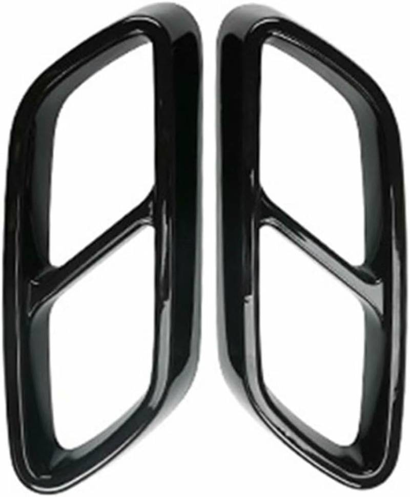 QCxMpC Auto-Endrohr, Autozubehör, Auspuffrohr für Schalldämpferabdeckung, Aufkleber für Mercedes für Benz C-Klasse W206 C200 C220 C260 C300 (4) von QCxMpC