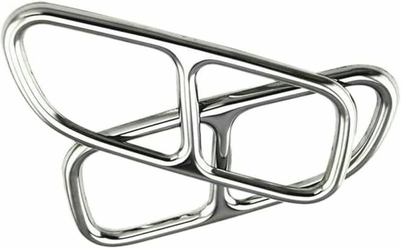 QCxMpC Auto-Endrohr Auspuffrohr Für Mercedes Für Benz CLA SL Für SLK Auto Edelstahl Endrohr Auspuffrohr Schalldämpfer Spitze Abdeckung Borte Endrohr von QCxMpC