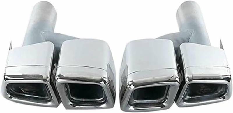 QCxMpC Auto-Endrohr für Mercedes für Benz C-Klasse W204 E-Klasse W212 für AMG 63 Mund Vier-Outlet-Schalldämpfer Endrohr Endrohr von QCxMpC