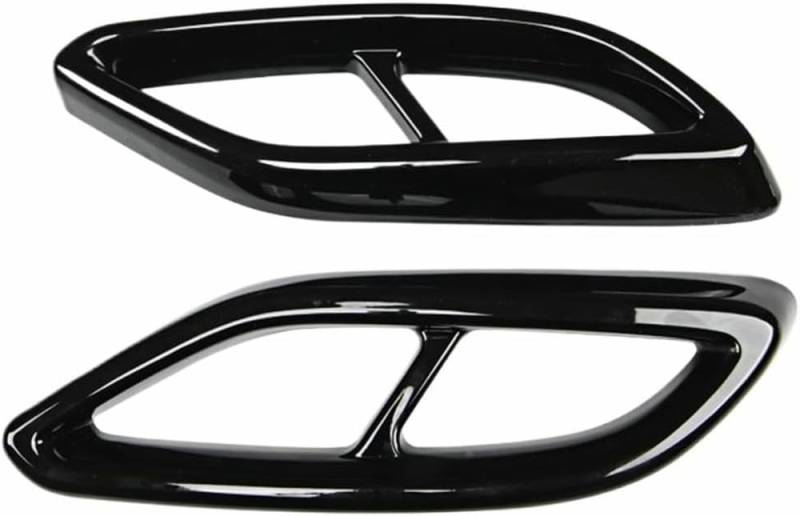 QCxMpC Auto-Endrohr für Mercedes für Benz CLA-Klasse C118 W118 CLA180 200 220 250 260 2020–2022 Schalldämpfer-Endrohr-Heckabdeckungsverkleidung Autozubehör (Silber) von QCxMpC