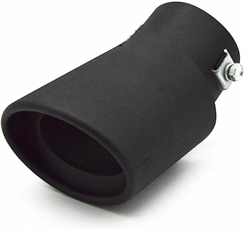 QCxMpC Auto-Endrohr für Peugeot 207 307 408 Auto-Heckendrohr Schalldämpfer Endrohr Endrohr Endspitze Schalldämpfer Zubehör (Bend Black) von QCxMpC