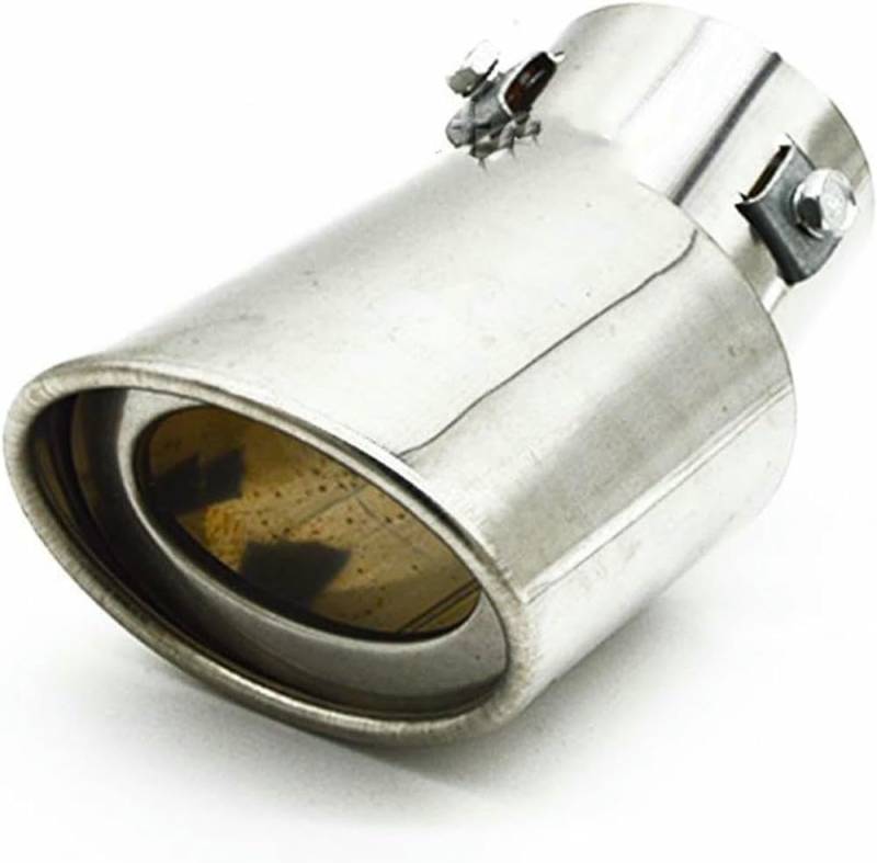 QCxMpC Auto-Endrohr für Peugeot 207 307 408 Auto-Heckendrohr Schalldämpfer Endrohr Endrohr Endspitze Schalldämpfer Zubehör (Bend Black) von QCxMpC
