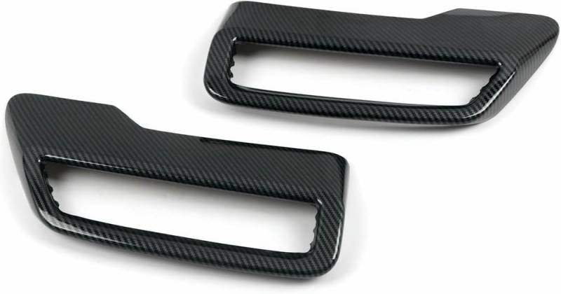 QCxMpC Auto-Endrohr für Peugeot 3008 5008 Allure Access 2017–2021, 2-teilig, Endschalldämpfer-Endstück für Rohrformabdeckung, Autozubehör (Chromsilber) von QCxMpC