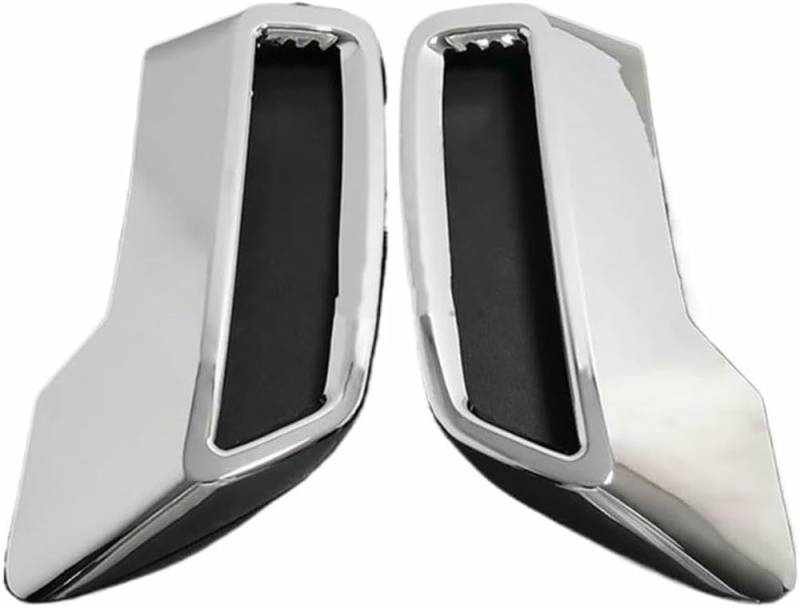 QCxMpC Auto-Endrohr für Peugeot 3008 II 5008 T87 2017–2019, 2 Stück, Endschalldämpfer, Endstück für Rohraufkleber, Abdeckung, Verkleidung, Autozubehör (Silber) von QCxMpC