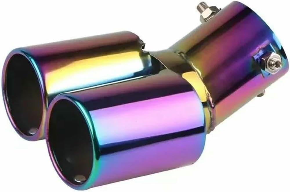 QCxMpC Autoauspuff Autoauspuffmodifikation Doppelrohrschalldämpfer Endrohr Auspuffabdeckung Auspuffrohrmodifikation Allgemeine Endrohr Auspuffabdeckung QCxMpC Autoauspuff Autoauspuffmodifikation Doppelrohrschalldämpfer Endrohr Auspuffabdeckung Auspuffrohrmodifikation Allgemeine Endrohr Auspuffabdeckung von QCxMpC