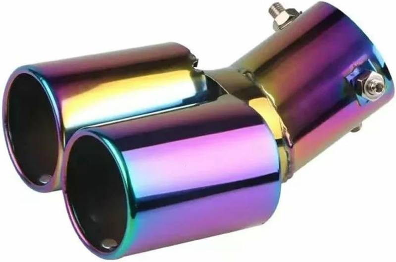 QCxMpC Autoauspuff Autoauspuffmodifikation Doppelrohrschalldämpfer Endrohr Auspuffabdeckung Auspuffrohrmodifikation Allgemeine Endrohr Auspuffabdeckung von QCxMpC