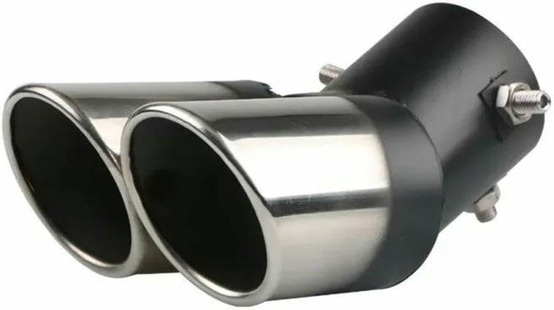 QCxMpC Autoauspuff Autoauspuffmodifikation Doppelrohrschalldämpfer Endrohr Auspuffabdeckung Auspuffrohrmodifikation Allgemeine Endrohr Auspuffabdeckung von QCxMpC