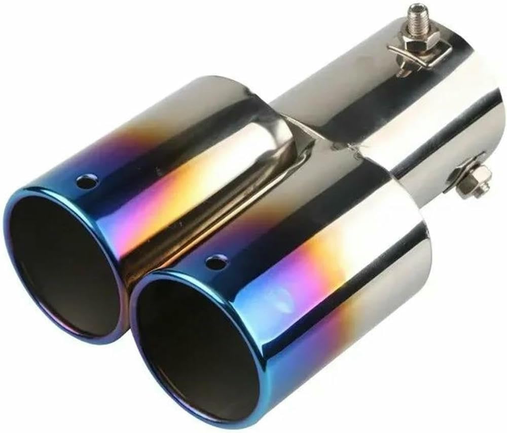 QCxMpC Autoauspuff Autoauspuffmodifikation Doppelrohrschalldämpfer Endrohr Auspuffabdeckung Auspuffrohrmodifikation Allgemeine Endrohr Auspuffabdeckung QCxMpC Autoauspuff Autoauspuffmodifikation Doppelrohrschalldämpfer Endrohr Auspuffabdeckung Auspuffrohrmodifikation Allgemeine Endrohr Auspuffabdeckung von QCxMpC