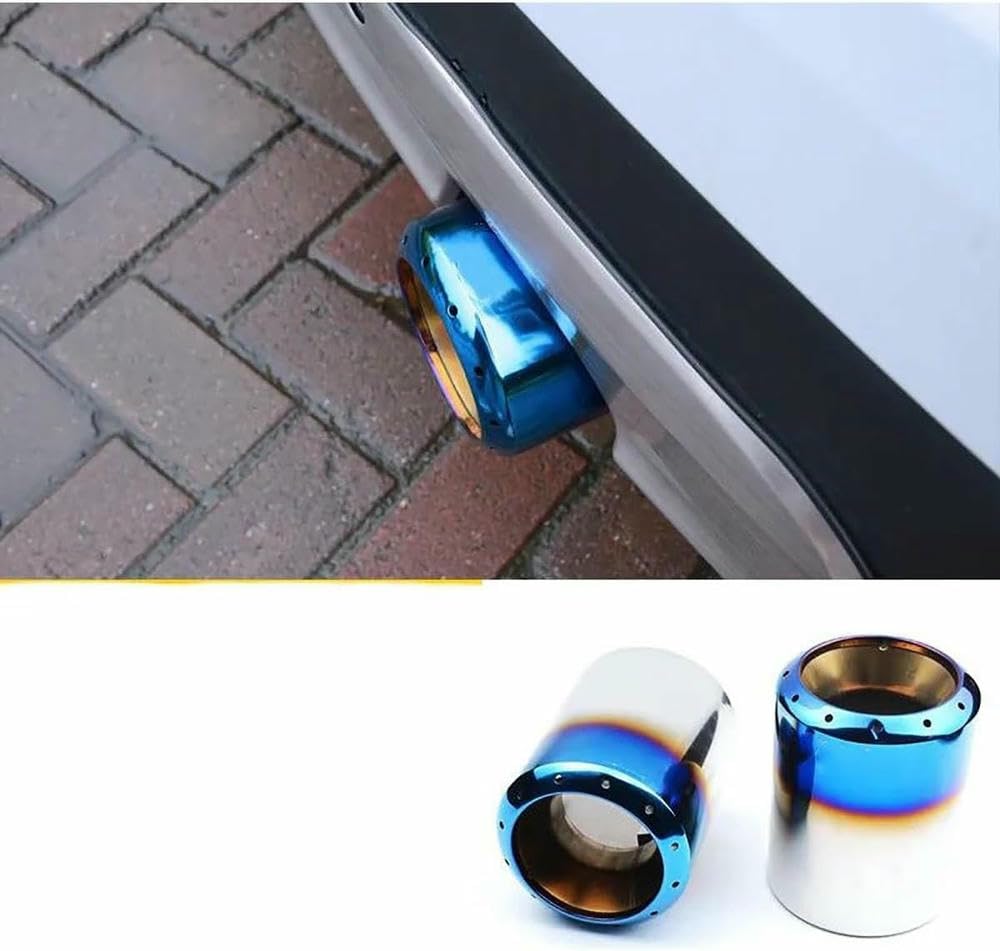 QCxMpC Endrohr, 2-teiliges Set, Auto-Auspuffrohr, Endrohr für Evoque, für Jaguar F-Pace, Zubehör, Schalldämpfer, Auto-Endrohr, Auspuffspitze QCxMpC Endrohr, 2-teiliges Set, Auto-Auspuffrohr, Endrohr für Evoque, für Jaguar F-Pace, Zubehör, Schalldämpfer, Auto-Endrohr, Auspuffspitze von QCxMpC