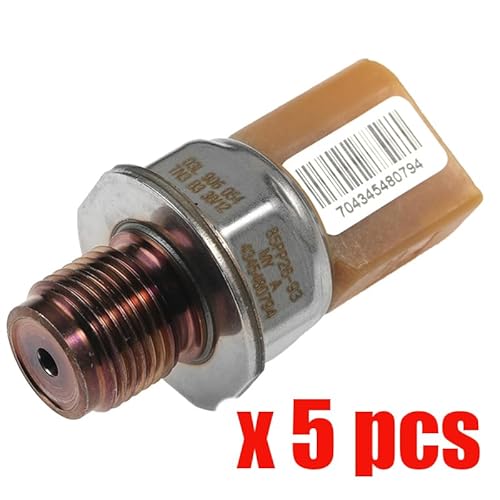 03L906054 Fuel Rail Injection Drucksensor 03L906054A 03L906051 85PP26-93 / Passend for Audi A3 A5 A6 Q5 Beetle Golf Passat 2.0L(5 pcs) von QDEIDEDT