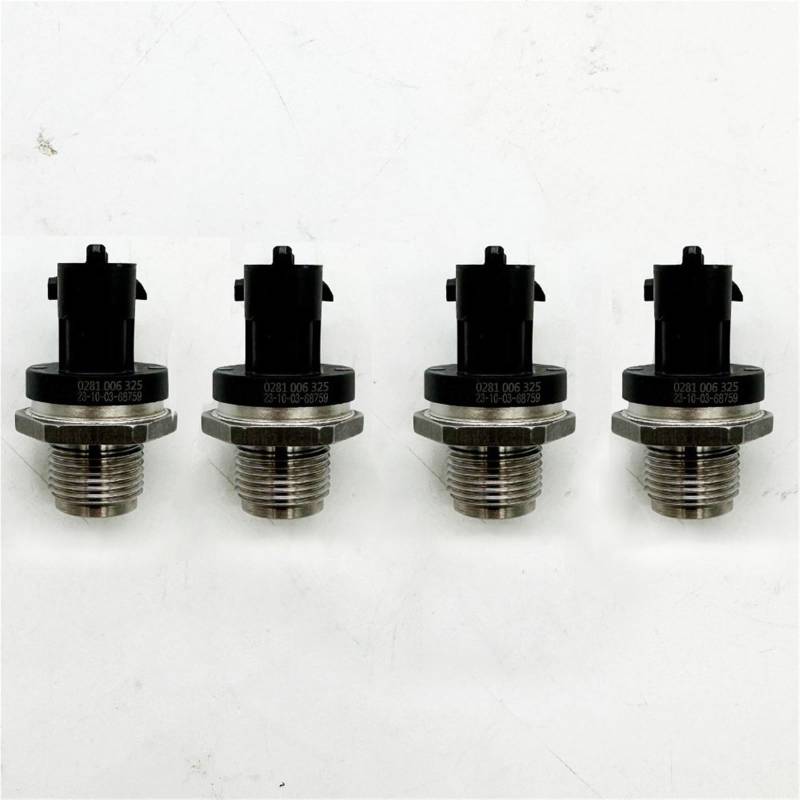 1/4 STÜCKE 0281006325 Kraftstoffverteilerrohr-drucksensor/Fit for Fiatt Ivecoo Dodgee RAM 2500 Komatsuu VW 0281002851 0281006112(4PCS) von QDEIDEDT