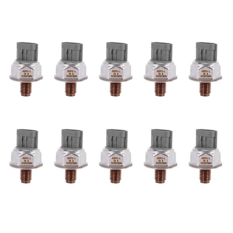 10X Common Rail Kraftstoffdrucksensor 45PP3-1 1465A034A 8C1Q9D280AA /Fit for Nissan Navara D40 Pathfinder 2,5 von QDEIDEDT