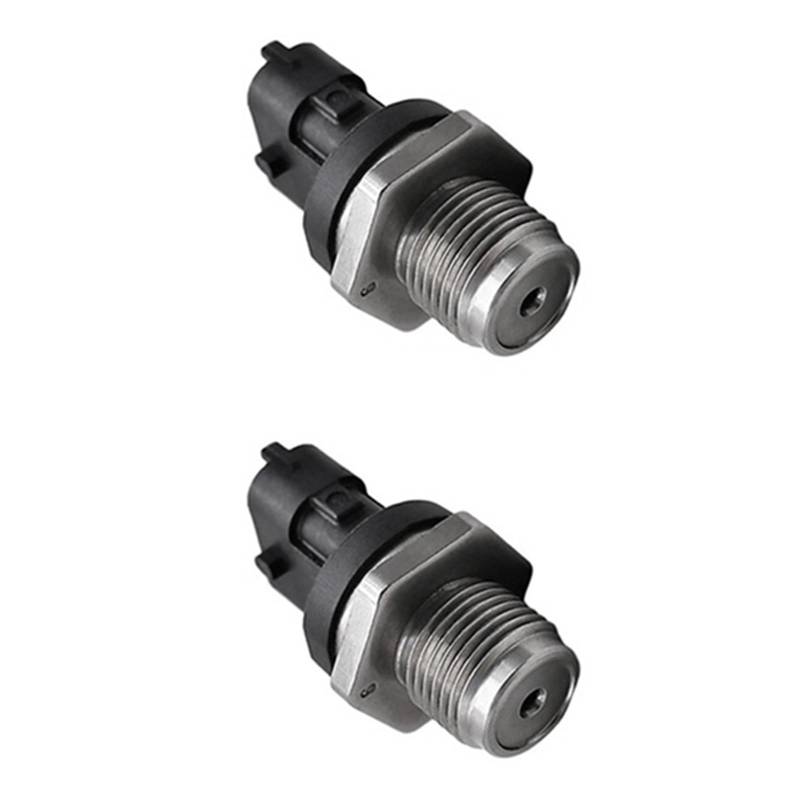 2 STÜCKE 0281002112 Hochdrucksensor Ersetzt/Fit for Kraftstoffsysteme Common Rail Sensor 0 281 002 112 0281006365 LHD von QDEIDEDT