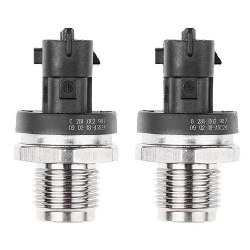 2 Stück Kraftstoffverteilerrohr-Drucksensorregler/Passend for Dodge Cummins 2002-2007 6.7L Zubehör - Rohöl IVECO DODGE DAF 0281006325 von QDEIDEDT