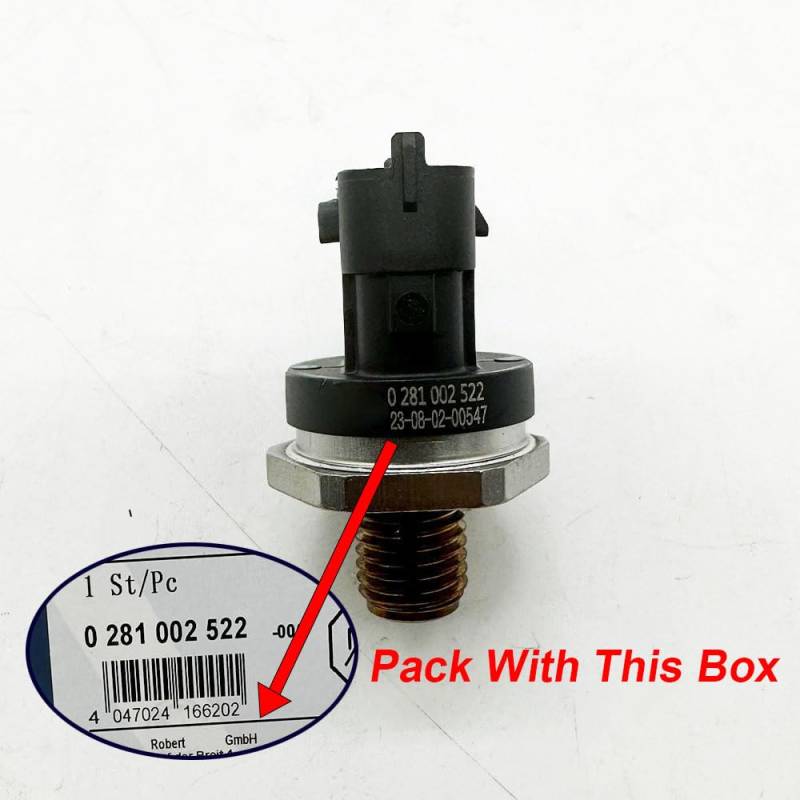 Hohe Qualität 1/4PCS 0281002522 0281002867 0281002405 /Fit for Nissann Renault Espace III IV Common Rail Kraftstoff Druck sensor(1PCS) von QDEIDEDT