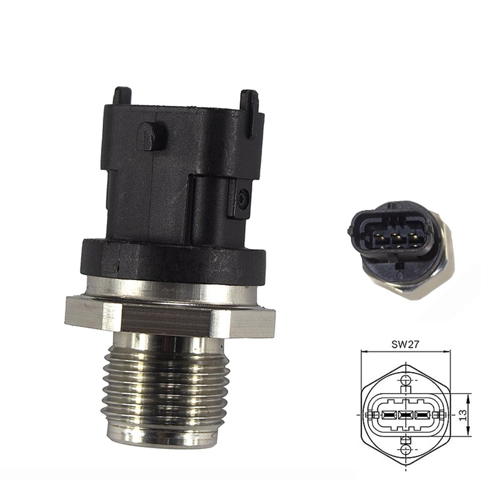 Kraftstoffverteilerrohr-Drucksensor/Passend for NISSAN Primastar Qashqai X-Trial 2.0 DCi Kraftstoffverteilerrohr-Drucksensor/Passend for NISSAN Primastar Qashqai X-Trial 2.0 DCi von QDEIDEDT