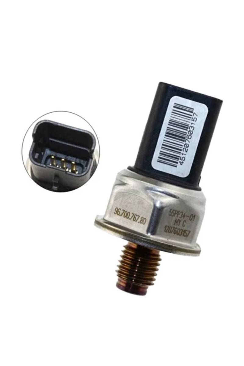 Kraftstoffverteilerrohr-Drucksensor/Passend for Peugeot 206 PLUS-1.4 D 208 1.2 1.4 HDI 1.6 GTI 1.6 HDI 55PP34-01 9670076780 5 von QDEIDEDT