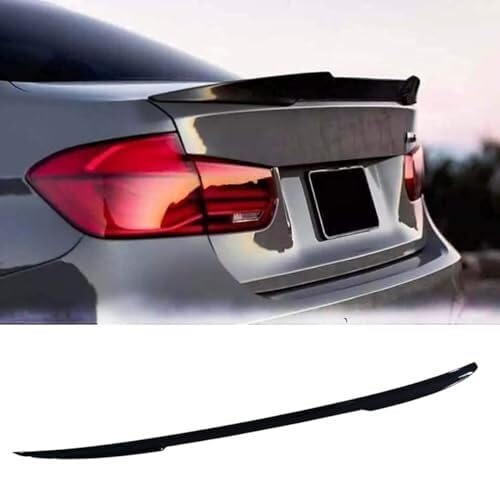 Auto Heckspoiler 1 Packung Heckspoiler Für Benz CLK-Klasse W209 Für AMG 2003–2009 Styling Auto Heckspoiler Heckklappenschutz Deckelflügel(Bright Black Style) von QDouiMOO
