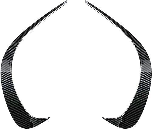 Auto Heckspoiler Auto Frontschürze Lip Diffusor Für Benz C Klasse W206 C200 C260 C300 Für Amg 2022 Splitter Flossen Körper Kit Spoiler Diffusor Canards Protector(A-Carbon Fiber) von QDouiMOO
