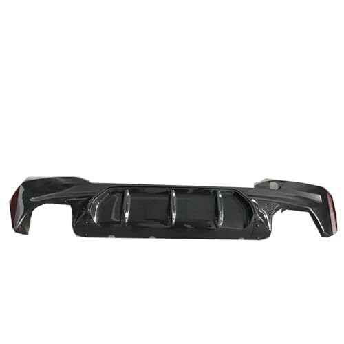 Auto Heckspoiler Auto-Heckschweller Für 5er G30/G38 2018-2023 Heckspoiler-Diffusor-Splitter, Hinterlippe Im Stoßfängerstil,A/Glänzend Schwarz(‎B/Carbon Fiber Pattern) von QDouiMOO