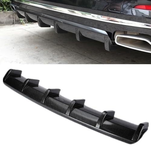 Auto Heckspoiler Auto-Heckschweller Für Opel Für Astra K Wagon Spoiler Diffusor Splitter Für Crossland Für Grandland Für Insignia B Für Grand Für Mokka Für Combo X(B/Carbon Fiber Pattern) von QDouiMOO
