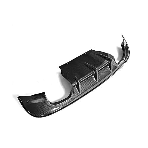 Auto Heckspoiler Auto Heckspoiler Für Jaguar Für XE Limousine 4-Türer 2015-2017 Lippe Carbonfaser Hecklippendiffusor Vierauslass Stoßstangendiffusorschutz(Frp 2 Outlet) von QDouiMOO