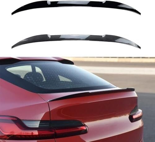 Auto Heckspoiler Auto Heckspoiler Für X4 G02 2019+ X4 M, Dachspoiler Kofferraumflügel Hecksatz ABS Auto Heckspoiler Auto Heckspoiler Für X4 G02 2019+ X4 M, Dachspoiler Kofferraumflügel Hecksatz ABS von QDouiMOO