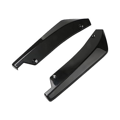 Auto Heckspoiler Auto Vorne Hinten Stoßstange Für Volvo Für Xc60 Für Xc90 S90 V90 S60 V60 Xc40 Streifen Lip Spoiler Diffusor Splitter Auto Spoiler Body Kit(Black) von QDouiMOO