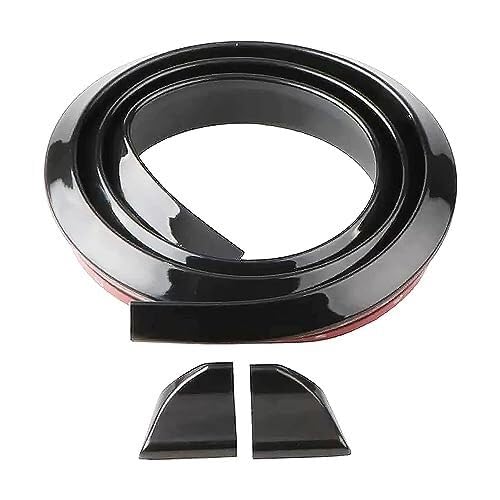 Auto Heckspoiler Autoheckflügel 1,5 M/4,9 Ft Heckspoiler Für 207 CC Coupé Cabrio 2007-2015, Heckspoiler Dachspoiler Kofferraumspoilerflügel(GlossyBlack/A) von QDouiMOO