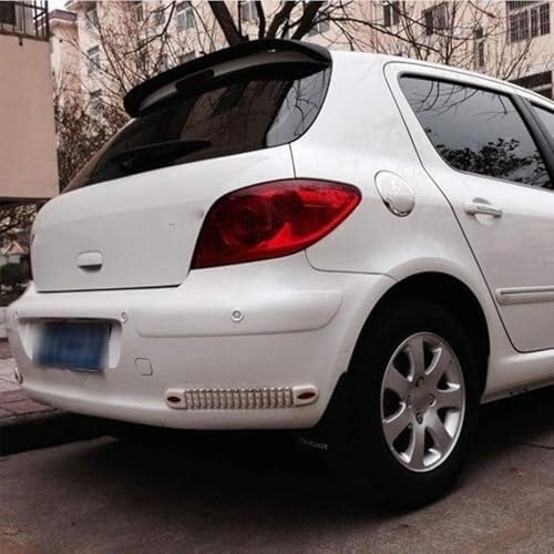 Auto Heckspoiler Für 307 2006-2012 Auto Heckspoiler Flügel Stamm Spoiler Lippe Schwanz Flügel Dach Spoiler Diffusor Protector Externe(Black) von QDouiMOO