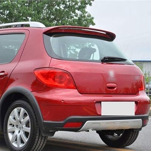 Auto Heckspoiler Für 307 2006-2012 Auto Heckspoiler Flügel Stamm Spoiler Lippe Schwanz Flügel Dach Spoiler Diffusor Protector Externe(Silver) von QDouiMOO