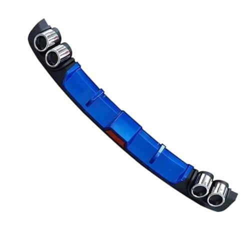 Auto Heckspoiler Für 308 2016-2019 Auto Heckstoßstange Lip Diffusor Heckspoiler Lippe Schutz Splitter Dekoration Set Zubehör(B3-Blue) von QDouiMOO