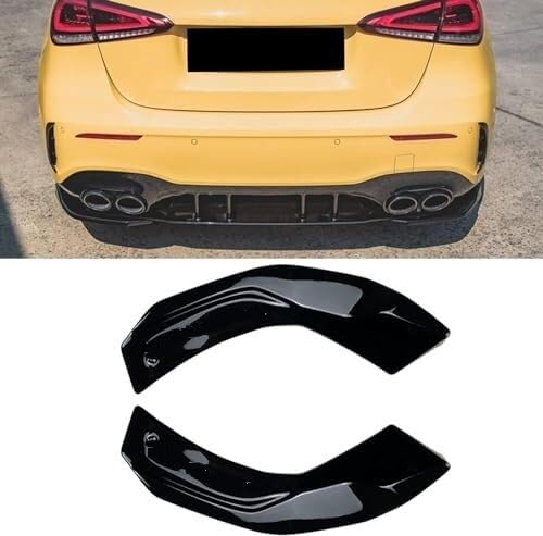 Auto Heckspoiler Für A-Klasse W177 A35 A45 Auto Heckstoßstangendiffusor Diffusor Untere Heckspoiler Stoßstangen-Chassis-Schutz Body Kit von QDouiMOO