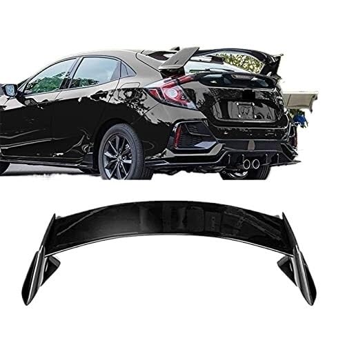 Auto Heckspoiler Für Civic 10. Generation 2016-2019 Auto Heckspoiler ABS Bumper Spoiler Flügellippe Schwarz von QDouiMOO