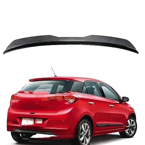 Auto Heckspoiler Für Hyundai I30 I20 2008-2021 Auto Heckspoiler Auto Styling Zubehör Glänzend Schwarz(Carbon Fiber) von QDouiMOO