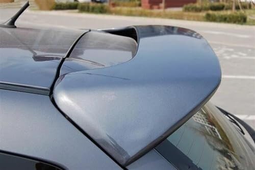 Auto Heckspoiler Für Mazda 3 Hatchback 2008-2012 Heckklappenspoiler Heckspoiler Autodekoration Unlackiert Heckspoiler Dachheckflügel(Bright Black) von QDouiMOO