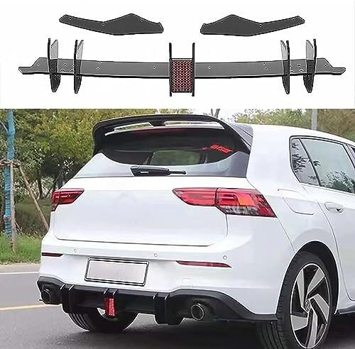 Auto Heckspoiler Für VW Für Golf 8 GTI 2020 2021 2022 Auto Heckstoßstangendiffusor Chassisschutz Heckunterlippendiffusor Splitterschutz Zubehör Auto Heckspoiler Für VW Für Golf 8 GTI 2020 2021 2022 Auto Heckstoßstangendiffusor Chassisschutz Heckunterlippendiffusor Splitterschutz Zubehör von QDouiMOO