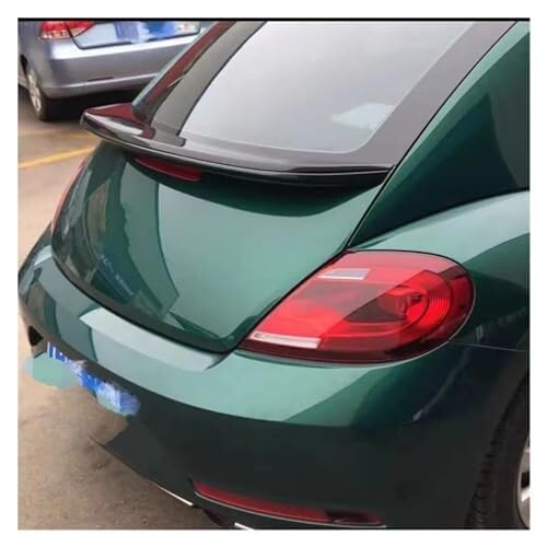 Auto Heckspoiler Für VW Für Käfer 2013-2016 Heckflügel Heckspoiler Auto Heckkofferraumdeckel Lip Body Kit Spoilerflügel Schwarz Carbon Spoilerflügel Heckspoiler(Green with Black) von QDouiMOO