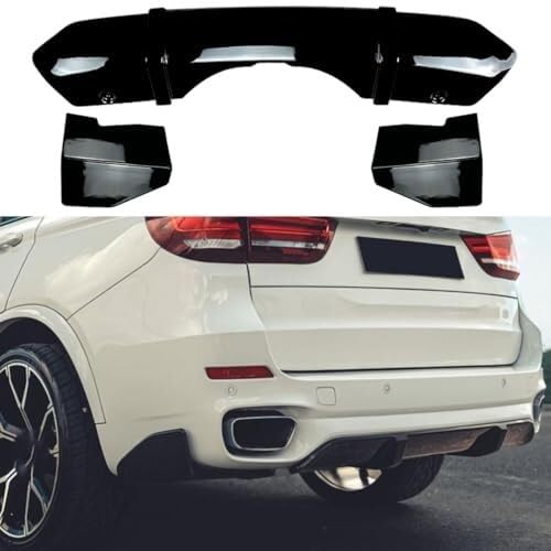 Auto Heckspoiler Für X5 F15 2014-2018 Auto Heckschürze Diffusor Lippe Boot Auspuff Splitter Spoiler Platte von QDouiMOO