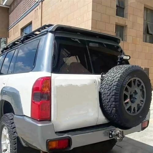 Auto Heckspoiler Heckspoiler Für Nissan Für Patrol Y61 1998–2006, Heckspoiler, ABS, Heckklappenflügel, Dekoration, Farbe, Heckspoilerlippe Auto Heckspoiler Heckspoiler Für Nissan Für Patrol Y61 1998–2006, Heckspoiler, ABS, Heckklappenflügel, Dekoration, Farbe, Heckspoilerlippe von QDouiMOO