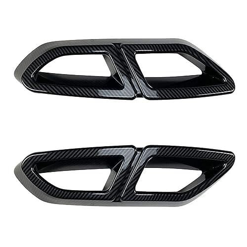 Auto Heckspoiler Heckspoiler Für VW Für Passat B8 Für Variant Für Line 2015-2019 ABS Auto Auspuff Diffusor Rahmen Luftauslass Dekorative Abdeckung Außen(Carbon Fiber) von QDouiMOO