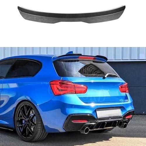 Auto Heckspoiler Heckspoilerflügel Für Serie 1 F20 F21 120i 118im 135i 116i M135 M140 2011-2020, Auto Heckspoiler Stoßstangendiffusor Lippe Kofferraumheckflügel(Carbon Fiber Look) von QDouiMOO