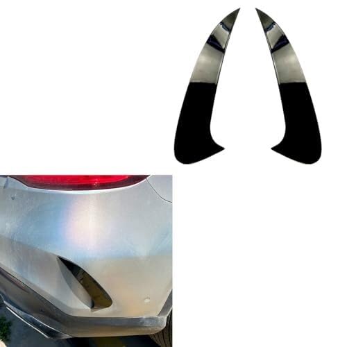 Auto Heckspoiler Heckstoßstangensplitter-Seitenspoiler Für Benz GLE Coupe C292 2015–2018 Heckstoßstange Windmesser-Stoßstangenspoiler(Glossy Black) von QDouiMOO