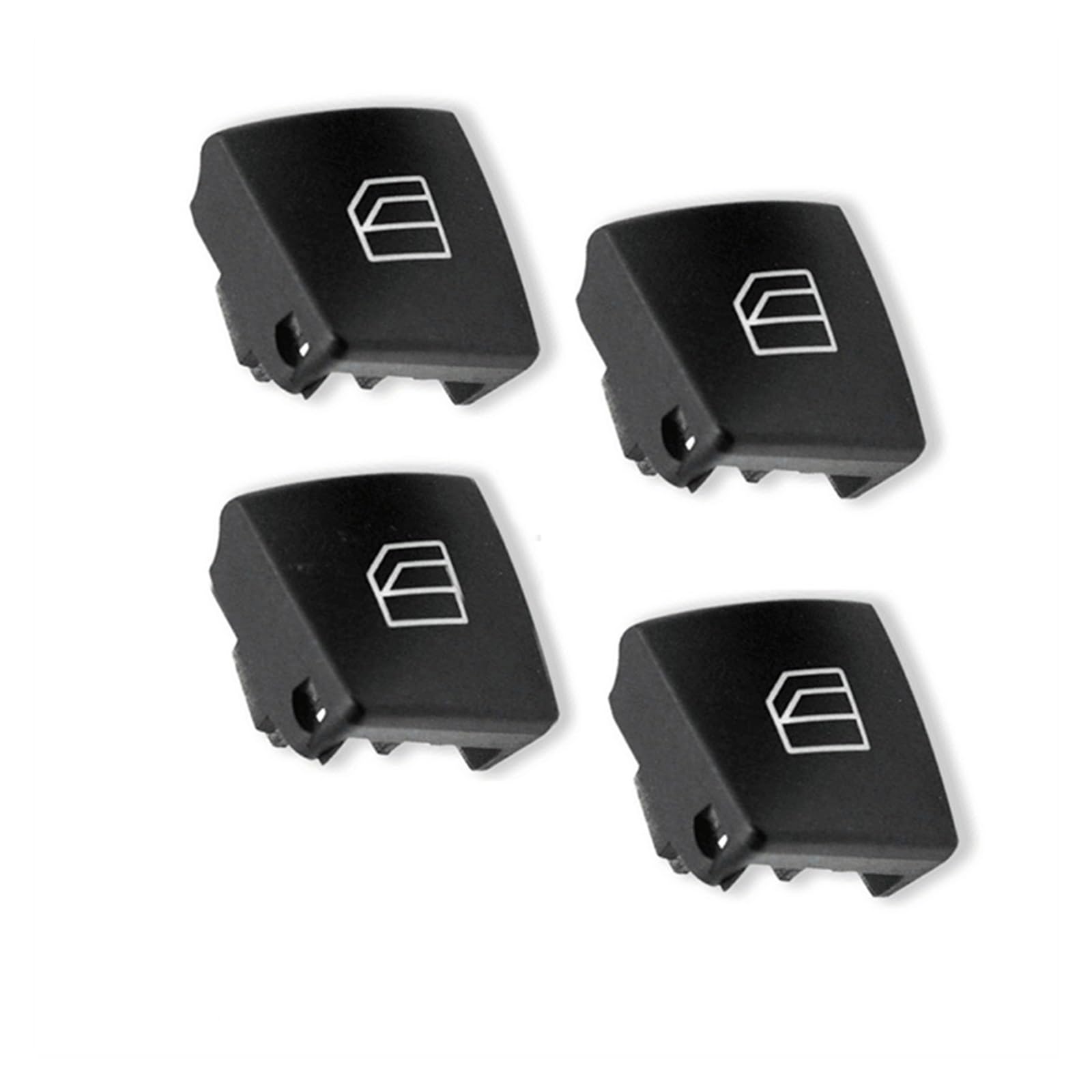 Autofensterschalter-Abdeckkappe, 4 Stück/Set, für W204 W212 W463 W166 X166 A-Klasse W176 CLA Coupé C117 X204 Autofenster Knopfschalter Autofensterschalter-Abdeckkappe, 4 Stück/Set, für W204 W212 W463 W166 X166 A-Klasse W176 CLA Coupé C117 X204 Autofenster Knopfschalter von QDouiMOO