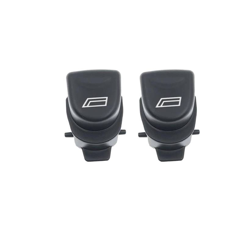 Fensterheber-Taste für 147 GT Autofensterschalter-Tastenkappenabdeckung Autofenster Knopfschalter(2Pcs) von QDouiMOO