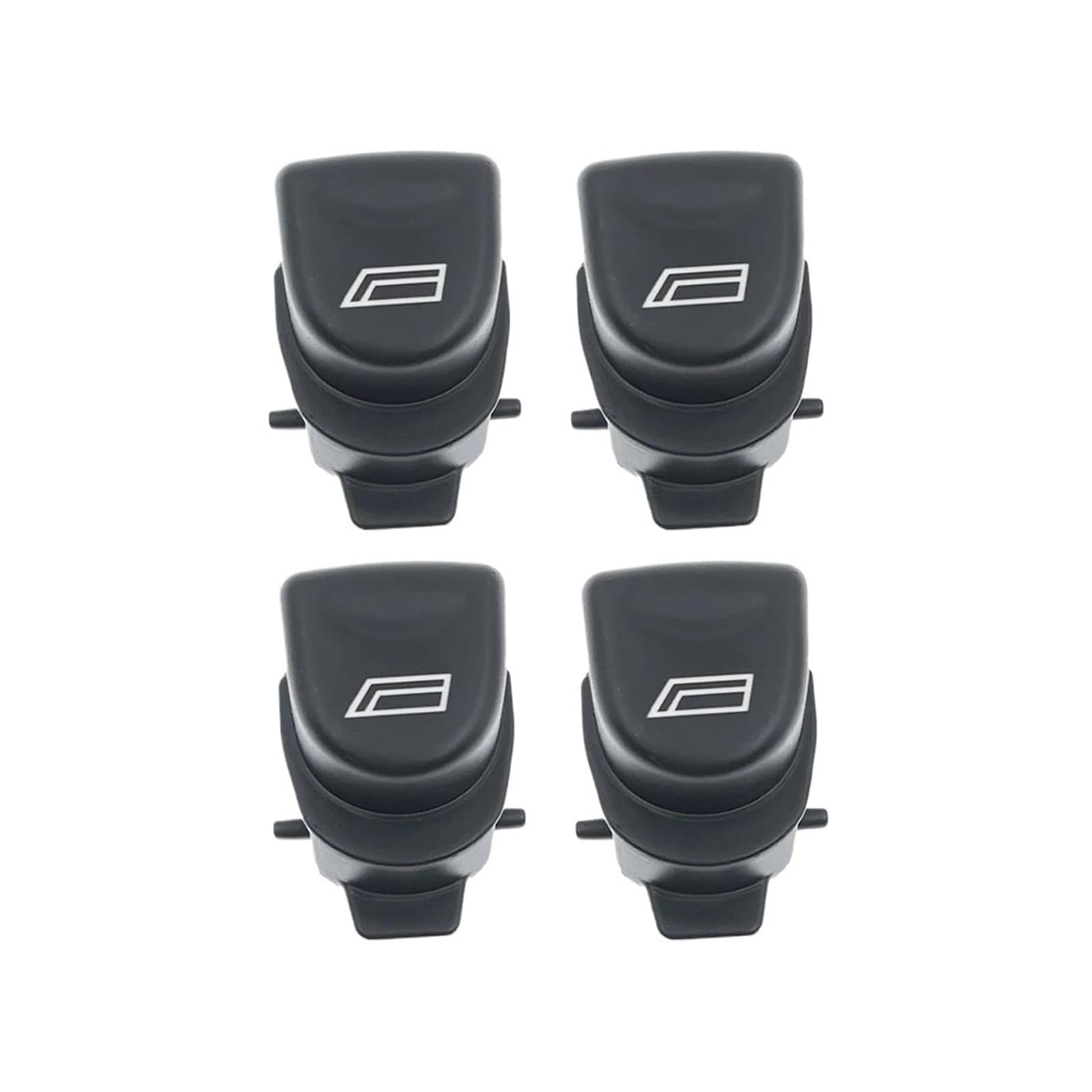 Fensterheber-Taste für 147 GT Autofensterschalter-Tastenkappenabdeckung Autofenster Knopfschalter(4Pcs) von QDouiMOO