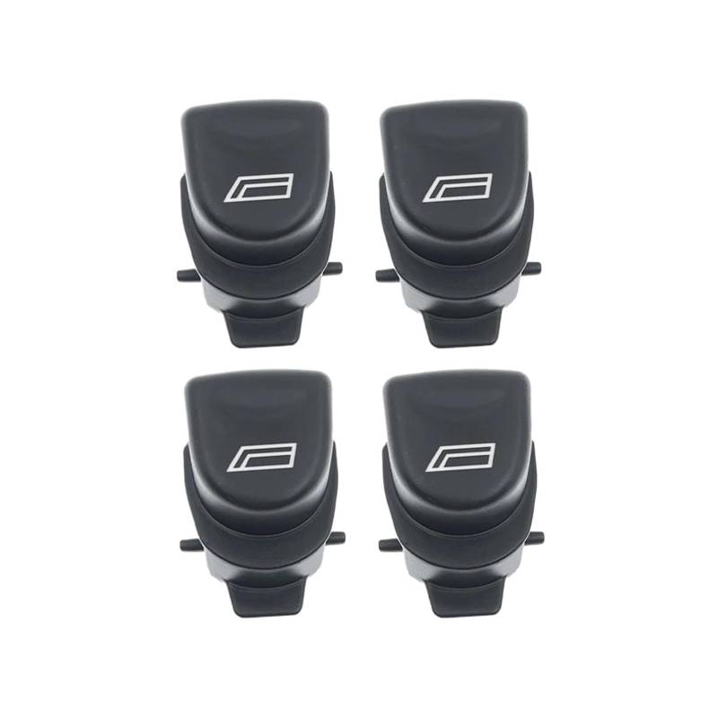 Fensterheber-Taste für 147 GT Autofensterschalter-Tastenkappenabdeckung Autofenster Knopfschalter(4Pcs) von QDouiMOO